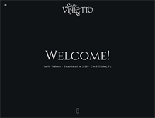 Tablet Screenshot of caffevialetto.com